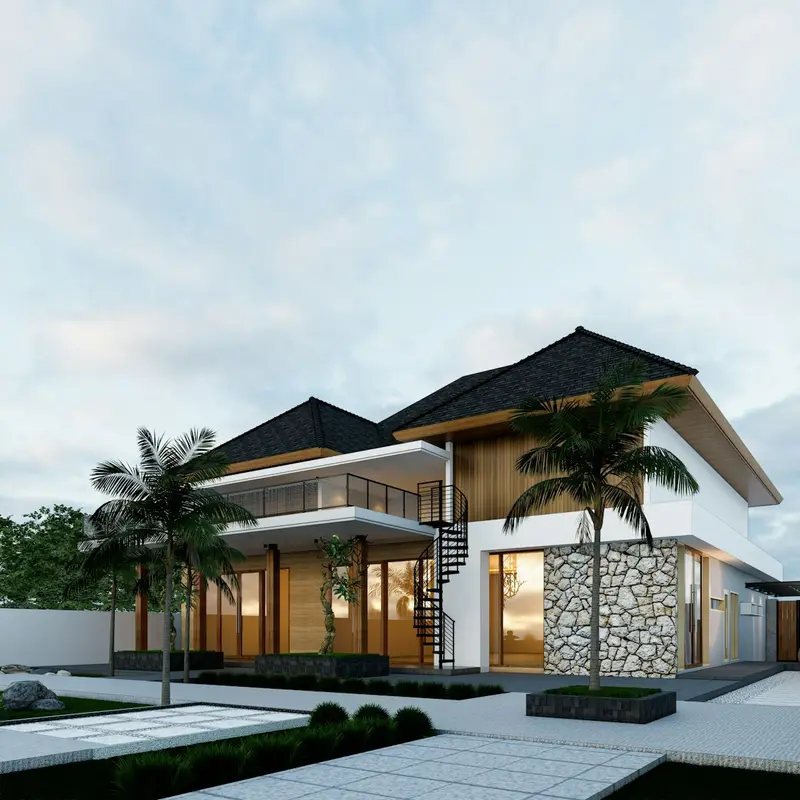 Maison en bord de mer